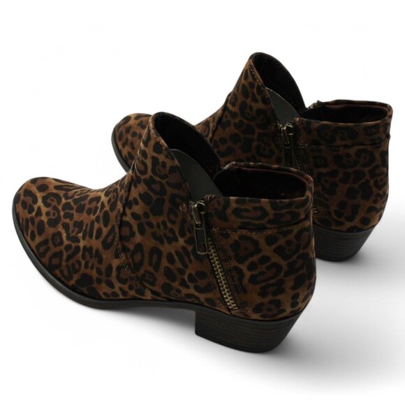 Sun Stone Womens Brown Animal Print Cushioned Breathable Slip Resistant Abby Rou - Picture 6 of 8